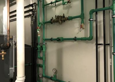 NTI boiler setup pipes