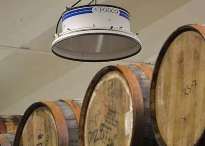 FogCo Misting System in winery
