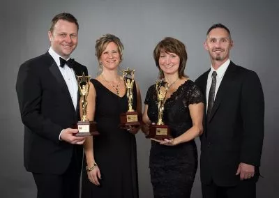 Tommie Awards 2012 Bill and Paula Frane, Tracey and Richard Loney